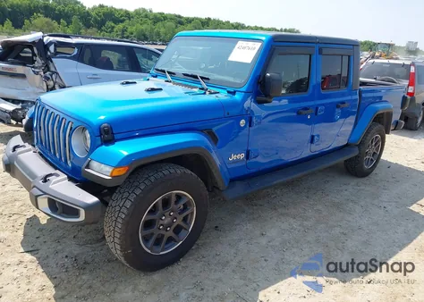 2021 Jeep Gladiator Overland 4X4 из США, поврежденный, VIN 1C6HJTFG2ML617322